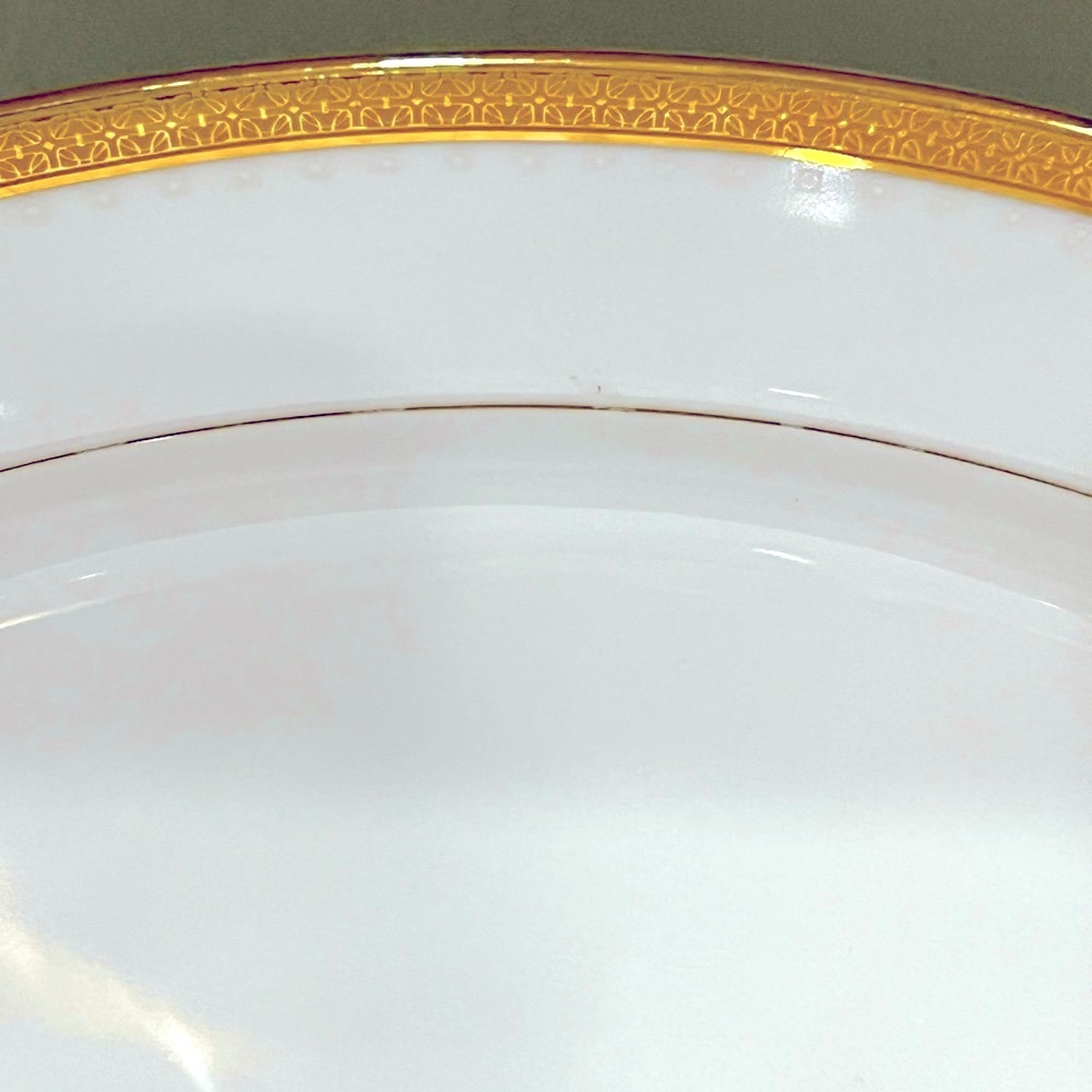 15 PC Noritake Metropolitan GOLD 4337  Set Dinnerware Sirilanka GOLD White - Picture 5 of 15